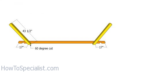 Hammock stand frame