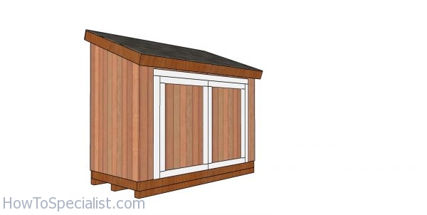 How to Build a 4x8 Short Lean to Shed