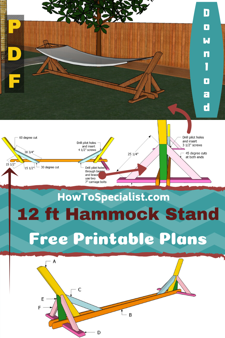 How to build a 12 ft hammock stand