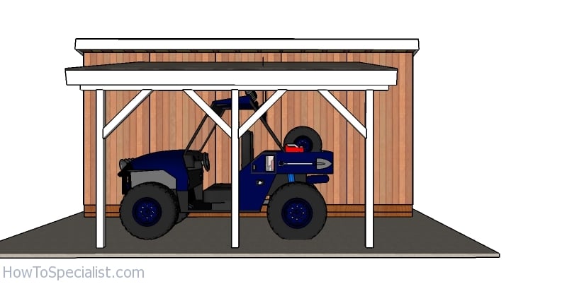 How to build a lean to attached to a shed