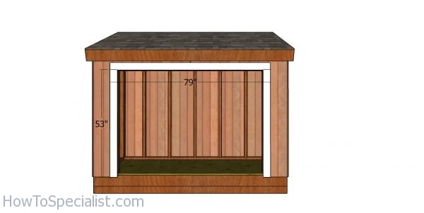 Jambs - 4x8 lean to shed