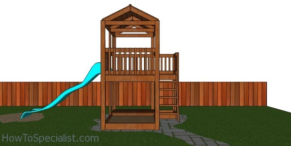 Outdoor Fort Plans - side view
