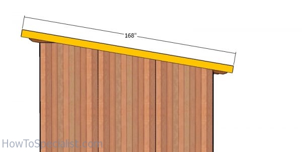 Side roof trims - 12x16 shed