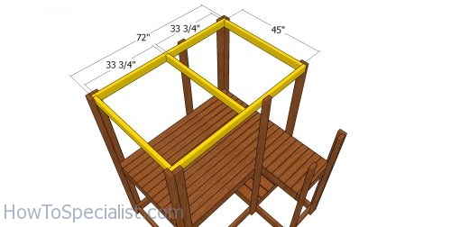 Top frame - wooden fort