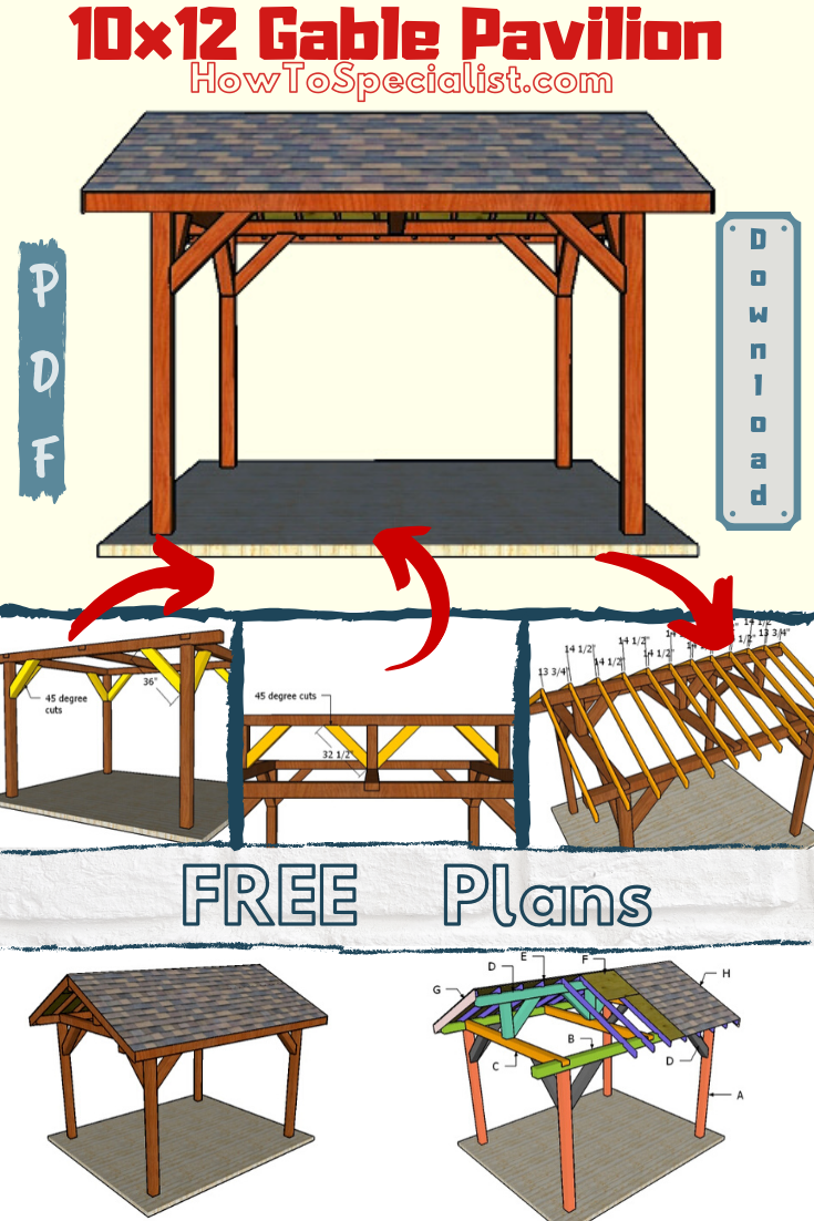 10x12 pavilion plans