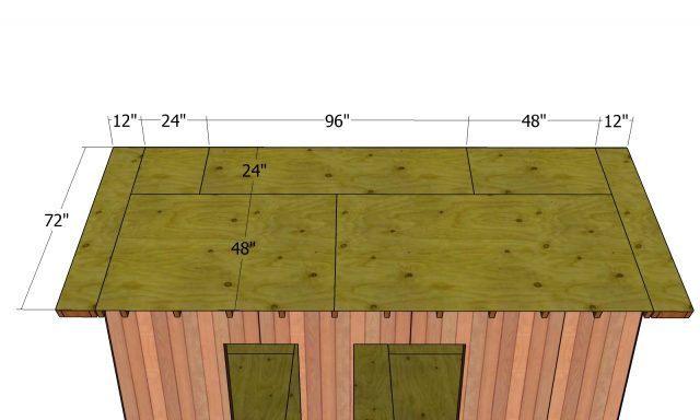 10x14 Shed Plans - roof sheets