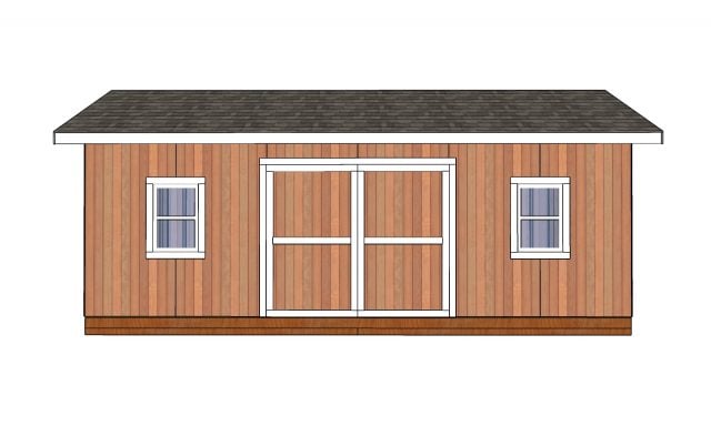 12x24 Shed Plans - Free DIY Plans | HowToSpecialist - How To Build ...