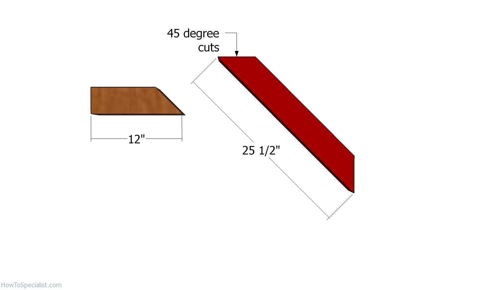 Braces for the swing frame