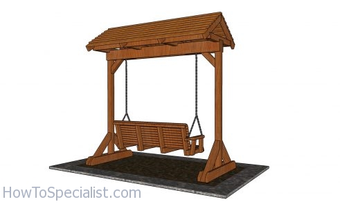Build a sturdy porch swing frame