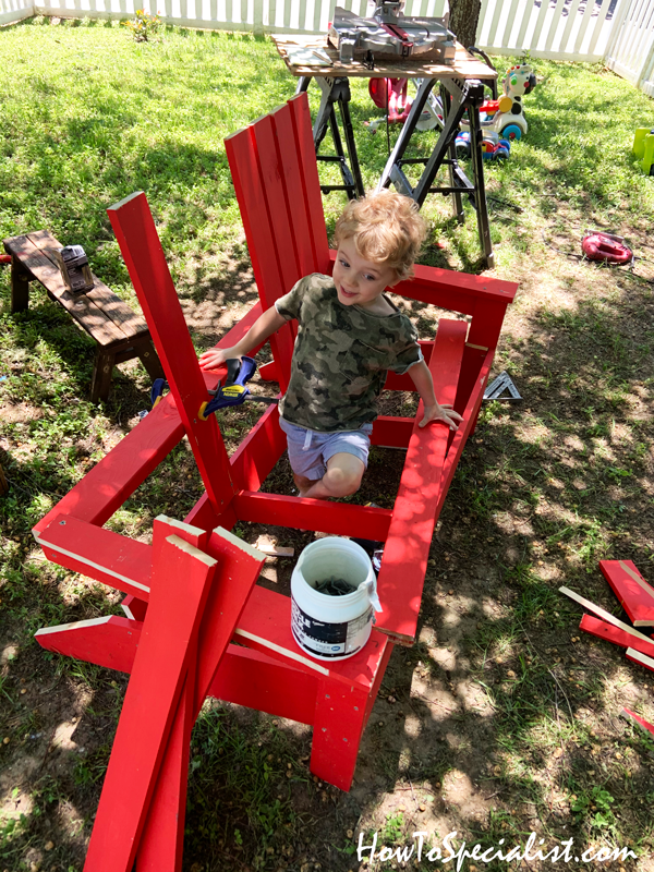 Building-a-double-adirondack-bench