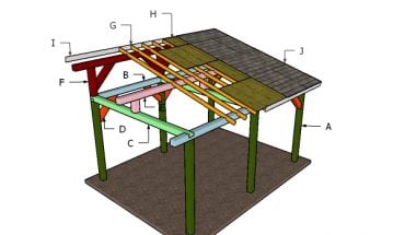 Building a lean to pavilion