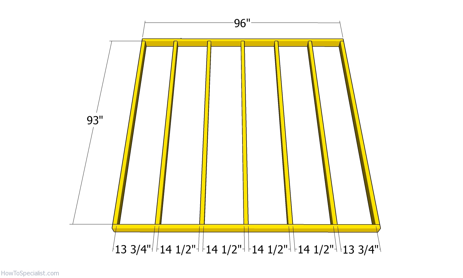 Floor frame - 8x8 shed