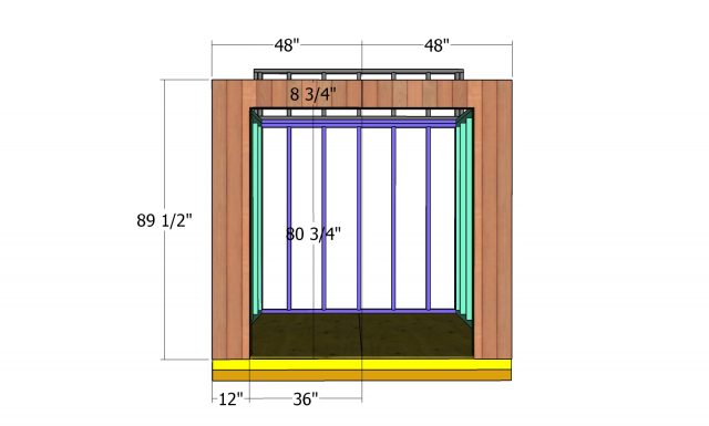 8x8 Lean to Shed Roof Plans | HowToSpecialist - How to Build, Step by ...