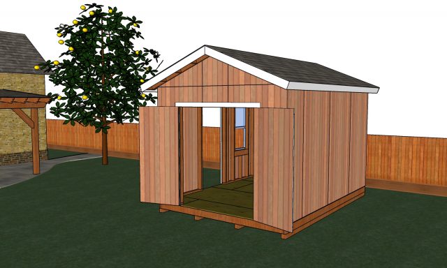 How to build a 10x14 garden shed