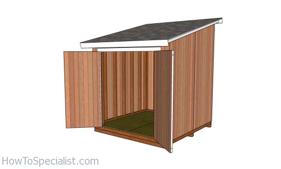 How to build a 8x8 lean to shed