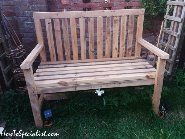 DIY Sturdy Garden Bench | HowToSpecialist - How to Build, Step by Step ...
