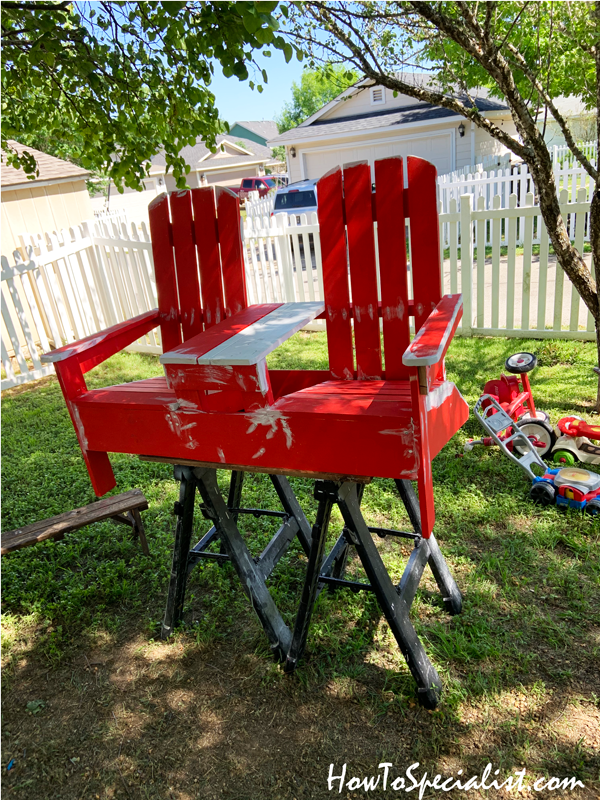 Painting-the-double-chair-bench