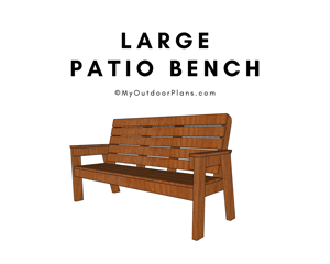 Patio-bench-plans