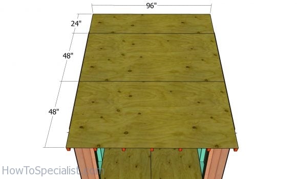 Roof sheets - 8x8 shed