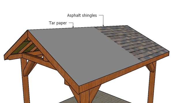 Roofing - 10x12 pavilion