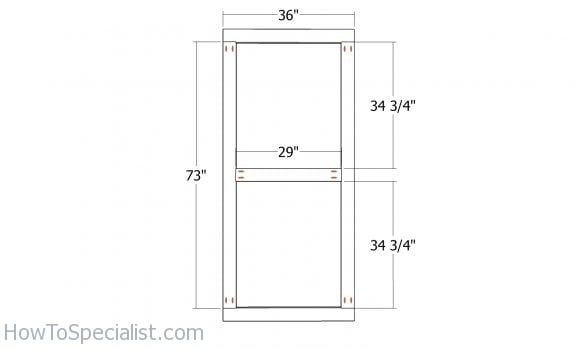 Side door frame