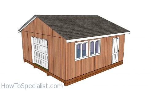 20x20 shed plans