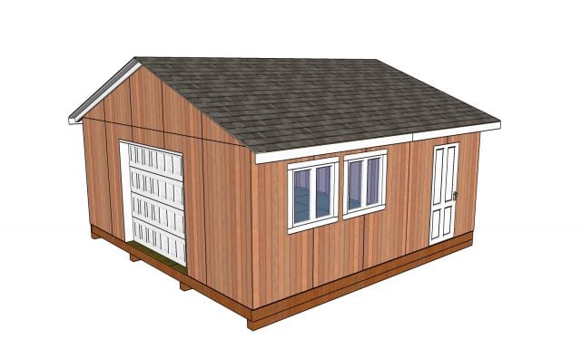 20x20 Gable Shed Roof Free - PDF Download | HowToSpecialist - How To ...