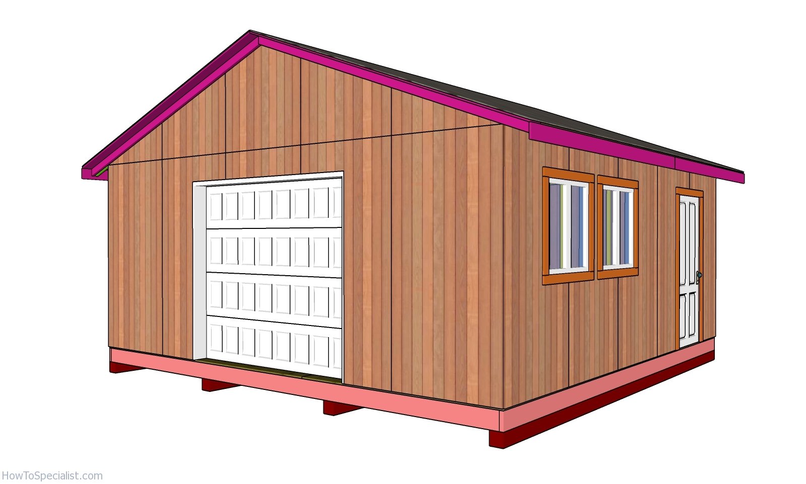 20 20 Shed Plans Free HowToSpecialist How To Build Step By Step 