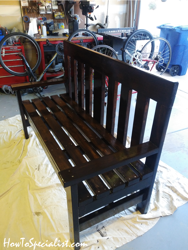 DIY 2x6 Outdoor Bench w/ Back Plans » Free Plans