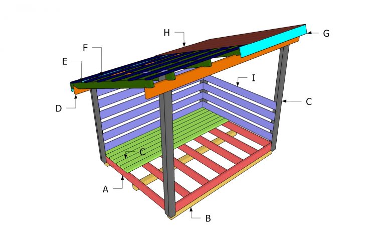 2 cord firewood shed - free pdf download howtospecialist