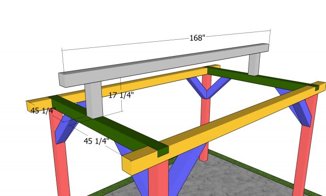 8x12 Gable Pavilion - Free DIY Plans | HowToSpecialist - How to Build ...