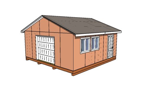 20x20 shed - free DIY Plans