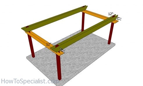 Fitting the support beams