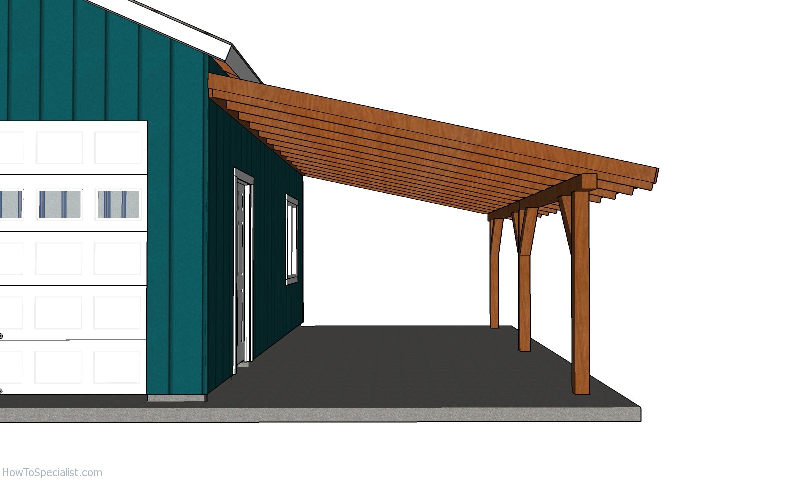 12-24-attached-carport-plans-front-view-howtospecialist-how-to