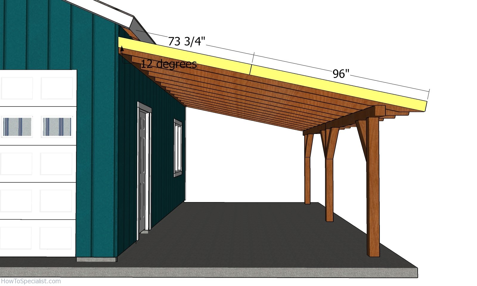 Side roof trims