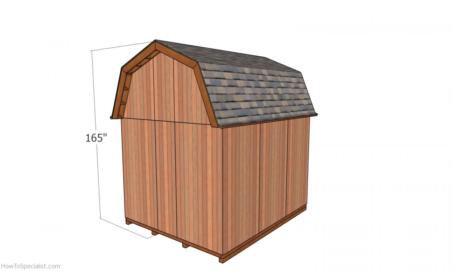 10x12 gambrel shed - roof plans howtospecialist - how to