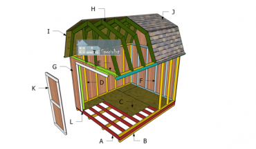 Building-a-10x12-gambrel-shed