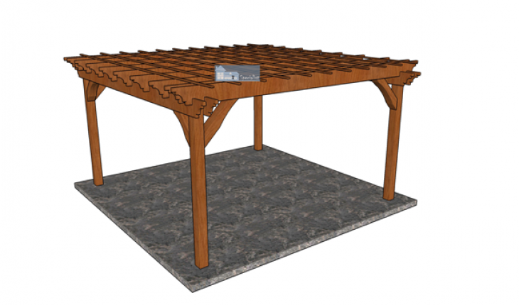 14x14-free-standing-pergola-plans