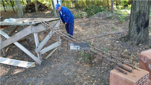 Assembling-the-rebar-columns