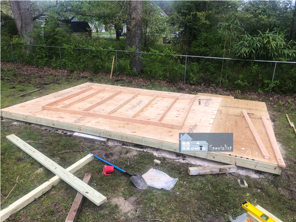 Building-the-floor-frame-for-the-shed