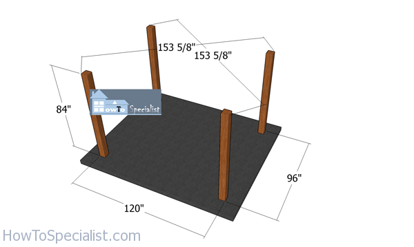 Laying-out-the-posts---10x8-pavilion