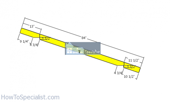 5×10 Shed – Lean to Roof Plans HowToSpecialist