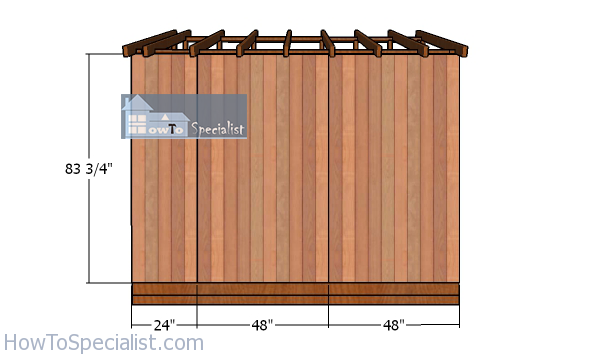 Short-side-wall-siding-sheets