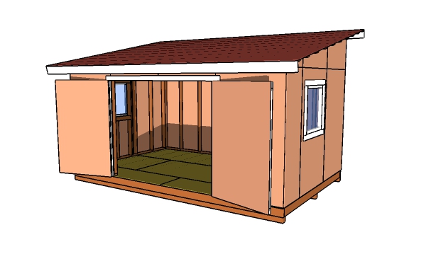 10x16 Lean to shed - Free DIY Plans