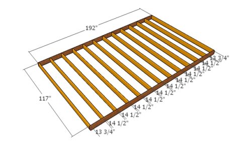 10×16 Lean to Shed Plans – PDF Download | HowToSpecialist