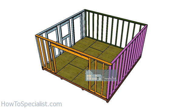 Assembling-the-shed-frame