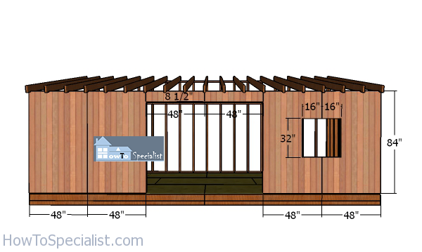 Attaching-the-front-wall-panels