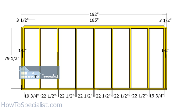 Back-wall-frame-for-shed