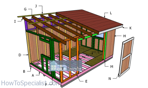 10×16 Lean to Shed – Free DIY Plans | HowToSpecialist