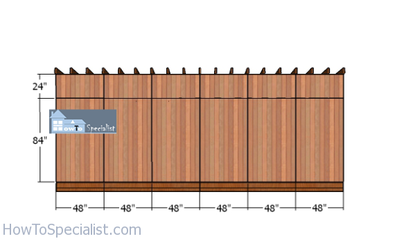 12×24 Lean To Shed Roof Plans | HowToSpecialist - How To Build, Step By ...